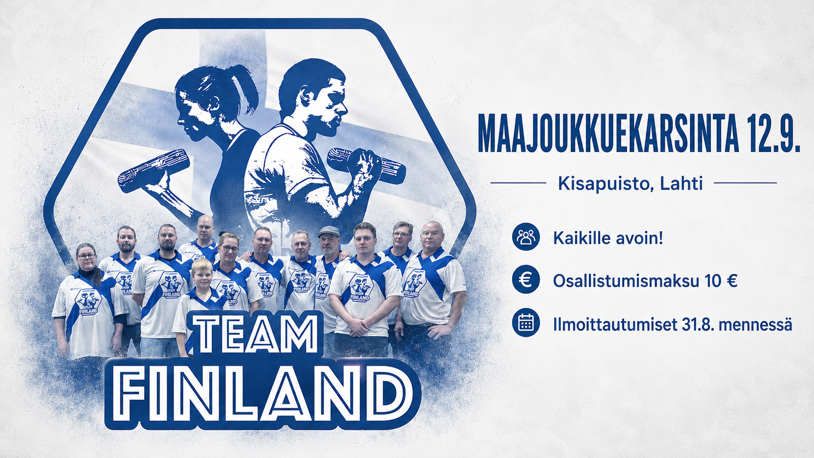 Ilmoittaudu Maajoukkuekarsintaan